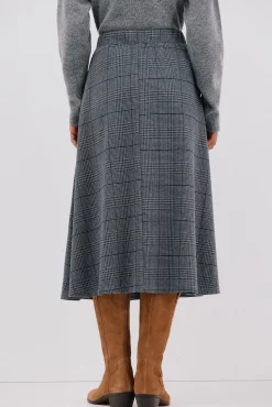 Cortefiel Saias-Saia de malha malha Azul