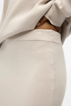 Object Saias-Saia de malha midi Tostado