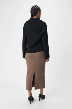 Object Saias-Saia de malha midi Castanho