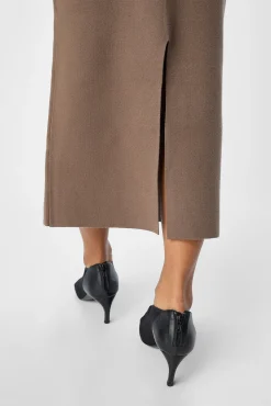 Object Saias-Saia de malha midi Castanho