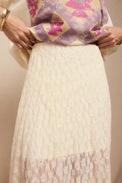 Slowlove Saias-saia de renda Branco