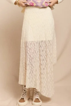 Slowlove Saias-saia de renda Branco