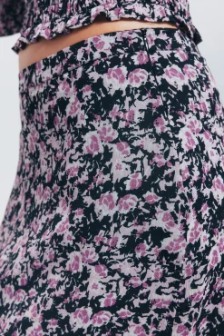 Springfield Saias-Saia longa assimétrica preto