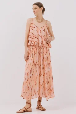 Cortefiel Saias-saia longa com flare Multicolorido