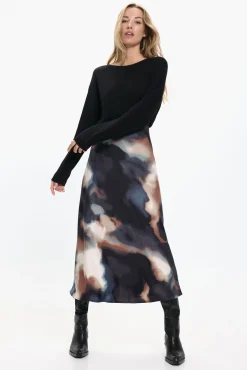 Vero Moda Saias-Saia longa estampada Multicolorido