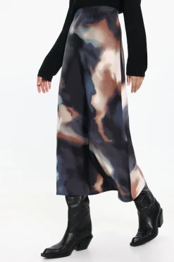 Vero Moda Saias-Saia longa estampada Multicolorido