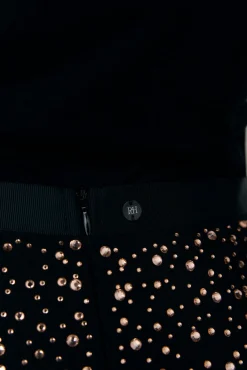 Pedro del Hierro Saias-Saia lápis em tecido fantasia Preto