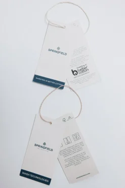 Springfield Saias-Saia midi de ganga azul