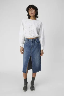 Object Saias-Saia midi de ganga Azul