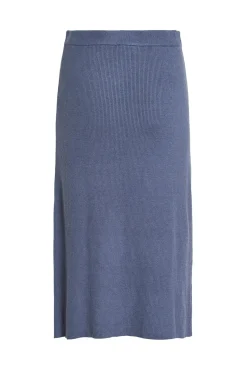 Vila Saias-Saia midi de malha malha Azul