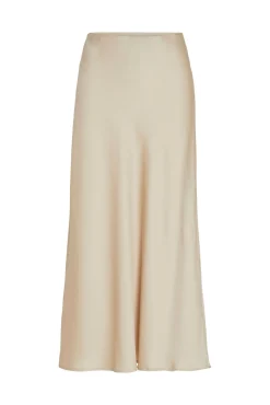 Vila Saias-Saia midi de saia Tostado