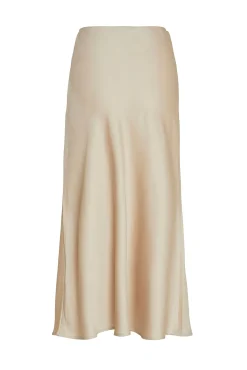 Vila Saias-Saia midi de saia Tostado