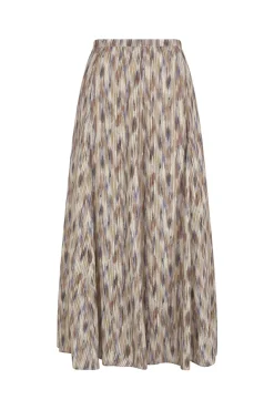 Cortefiel Saias-Saia roda estampada Multicolorido