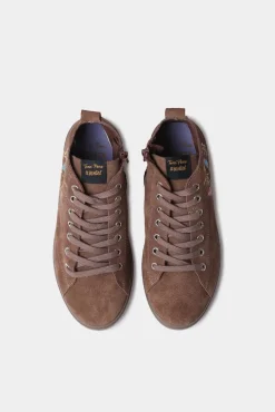 Toni Pons Botas-Sapatilha abotinada com detalhes florais castanho