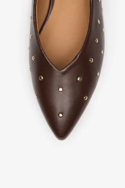 Cortefiel Sabrinas-Sapatilha bailarina Castanho