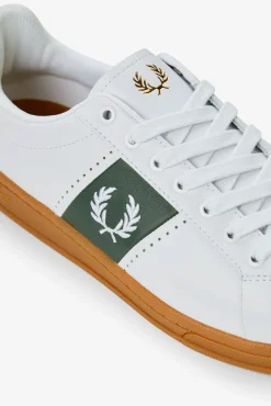 Fred Perry Sneakers-Sapatilhas B721 pele Branco