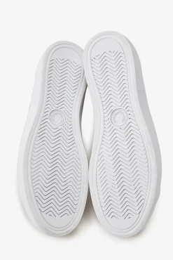 Fred Perry Sneakers-Sapatilhas Baseline pele Castanho