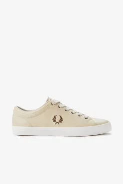 Fred Perry Sneakers-Sapatilhas Baseline pele Tostado