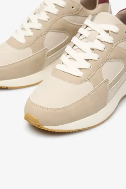 Cortefiel Sneakers-Sapatilhas de plataforma Ecru