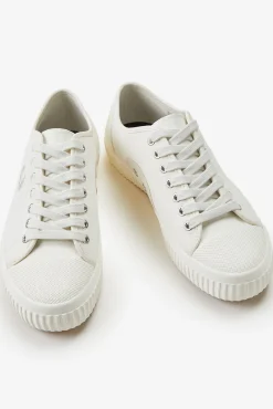 Fred Perry Sneakers-Sapatilhas Hughes-low lona Ecru