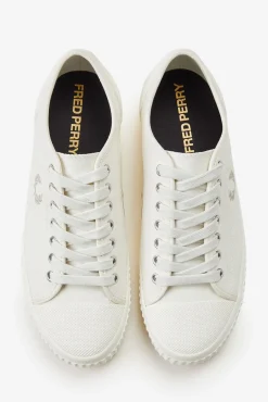 Fred Perry Sneakers-Sapatilhas Hughes-low lona Ecru
