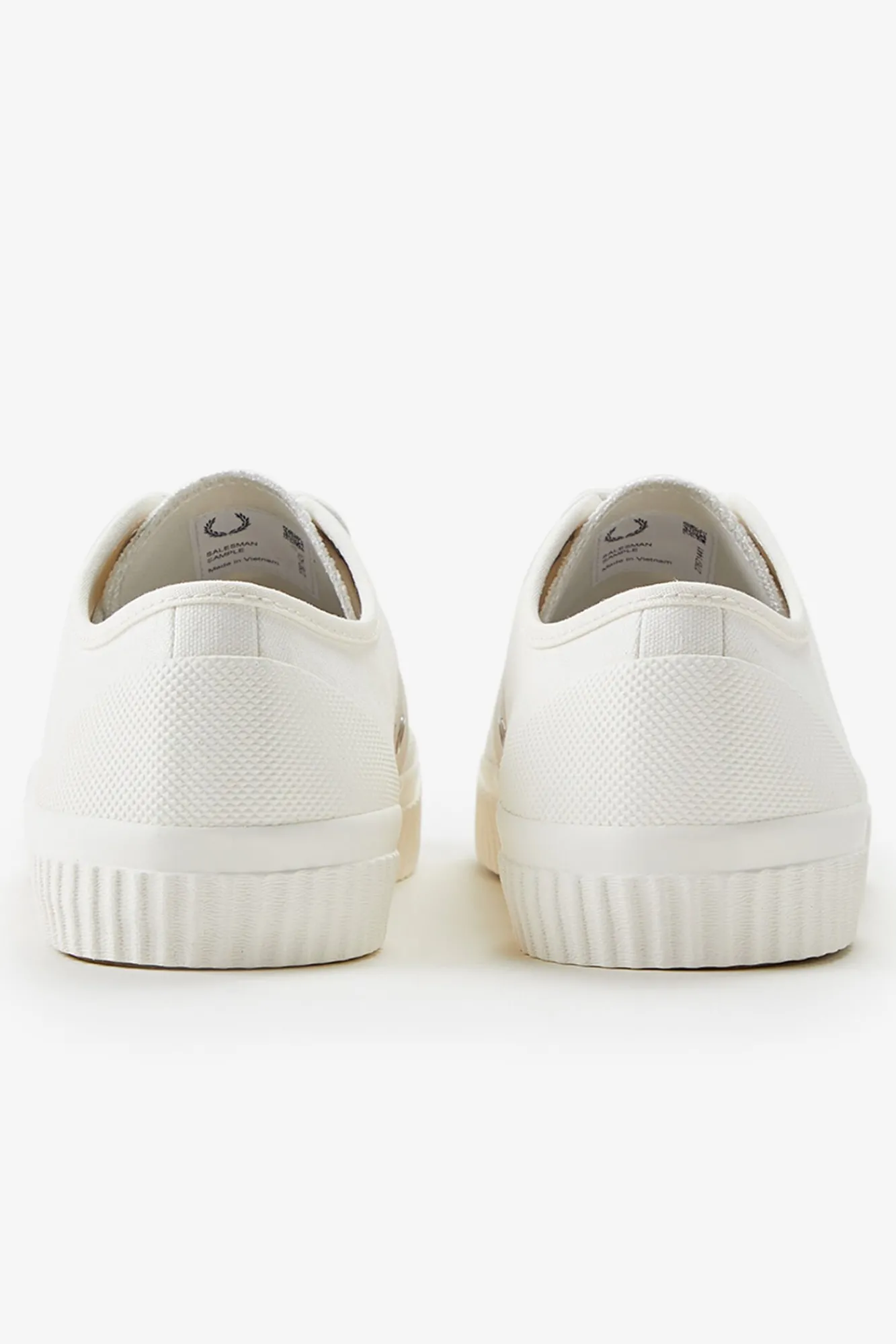 Fred Perry Sneakers-Sapatilhas Hughes-low lona Ecru
