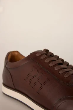 Pedro del Hierro Sneakers-Sapatilhas icónicas sola borracha Marrom