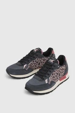 Pepe Jeans Sneakers-Sapatilhas retro cinzento