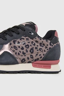 Pepe Jeans Sneakers-Sapatilhas retro cinzento