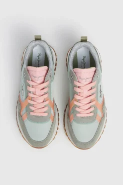 Pepe Jeans Sneakers|Calçado De Couro-Sapatilhas Running Retro bege