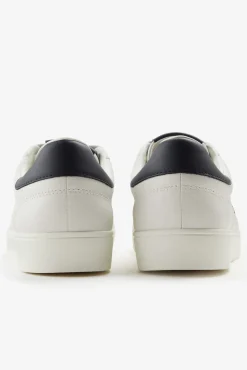 Fred Perry Sneakers-Sapatilhas Spencer pele Ecru