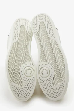 Fred Perry Sneakers-Sapatilhas Spencer pele Ecru