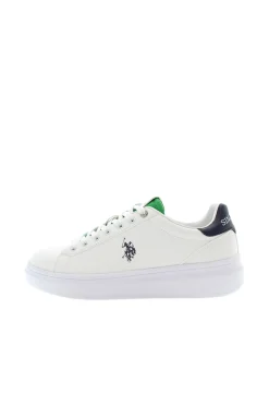Us Polo Sneakers-Sapato casual masculino Branco