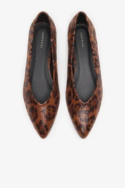 Cortefiel Sabrinas-Sapato de bailarina Castanho