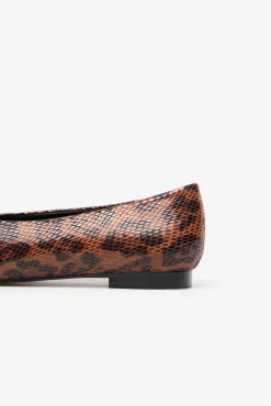 Cortefiel Sabrinas-Sapato de bailarina Castanho