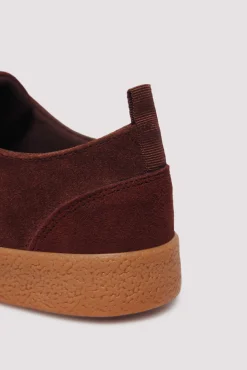 Springfield Sneakers-sapato de couro casual castanho