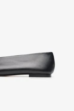 Cortefiel Sabrinas|Calçado De Couro-Sapato de couro liso Preto