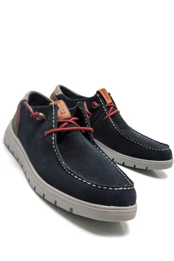 MTNG Sapato Social-Sapato mocassim modelo Denver azul