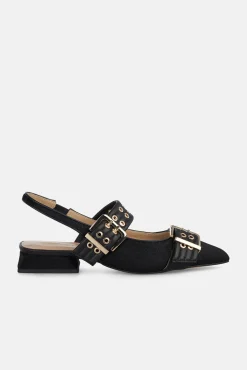 Alma en Pena Sneakers-Sapato slingback com fivela larga Preto