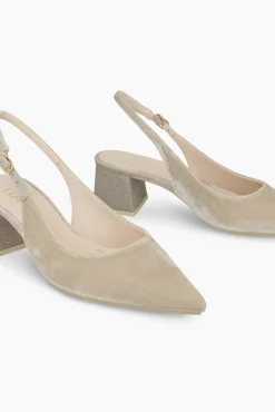 Lodi Saltos|Calçado De Couro-Sapatos de veludo Tostado