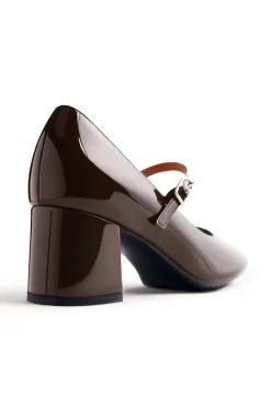 Gioseppo Saltos-Sapatos estilo Mary-Jane Castanho