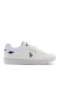 Us Polo Sneakers-Sapatos masculinos Branco