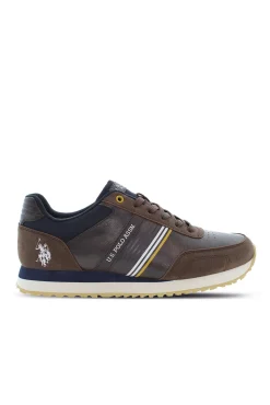 Us Polo Sneakers-Sapatos masculinos Castanho