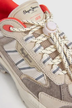 Pepe Jeans Sneakers-Sneaker feminino Darren Trek bege