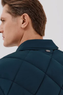 Cortefiel Casacos-Sobrecamisa acolchoada Azul