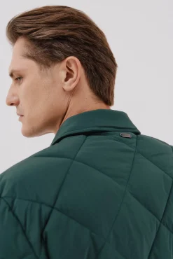 Cortefiel Casacos-Sobrecamisa acolchoada Verde