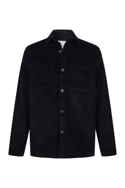 Cortefiel Camisas-Sobrecamisa bombazina Azul