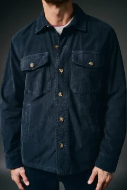 OOTO Camisas-Sobrecamisa de bombazina Azul