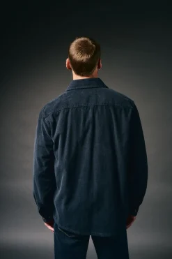 OOTO Camisas-Sobrecamisa de bombazina Azul