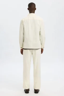 Selected Camisas-Sobrecamisa de linho Branco